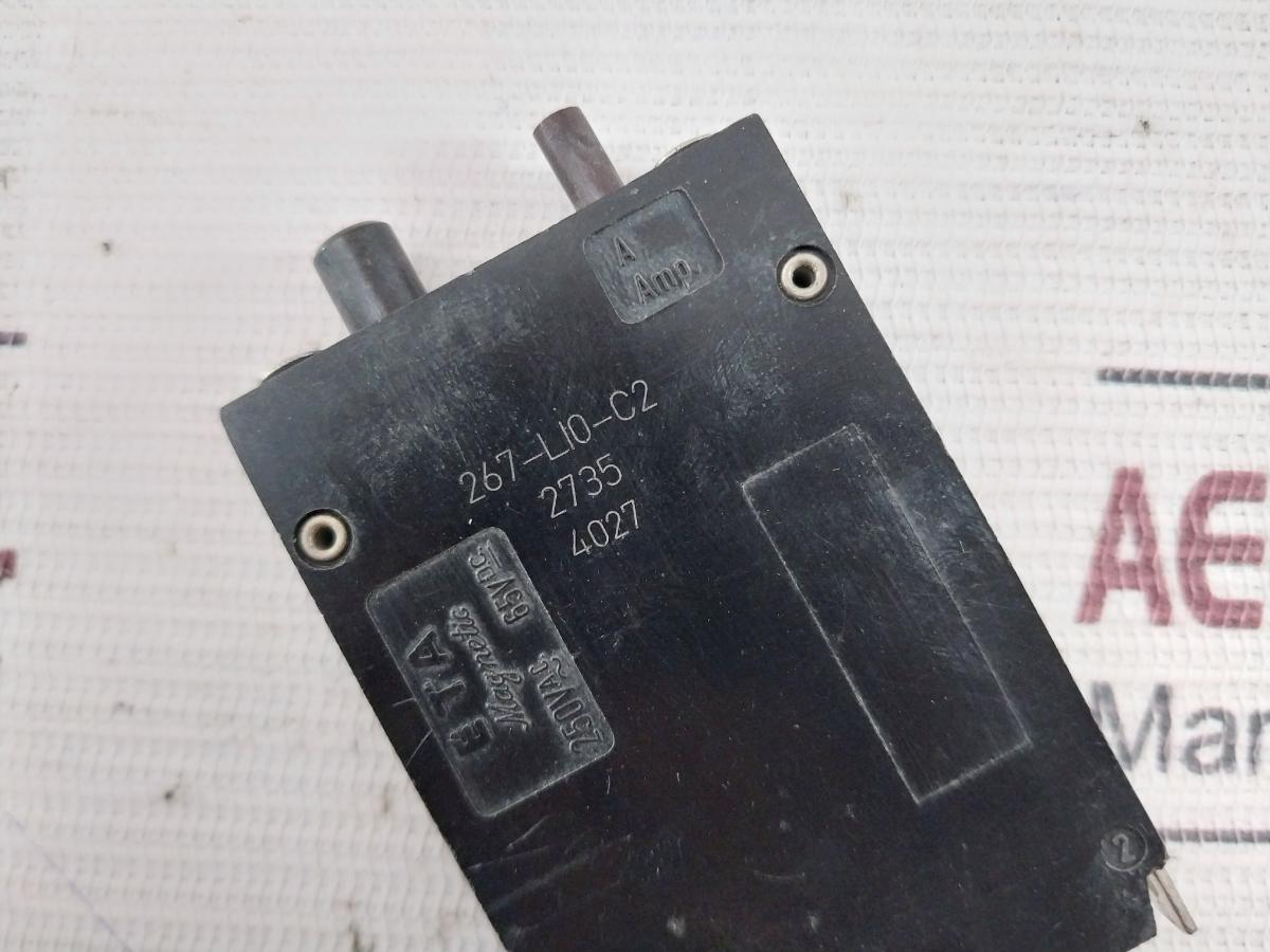 Eta 267-l10-c2 Miniature Circuit Breaker 250Vac 65V Dc