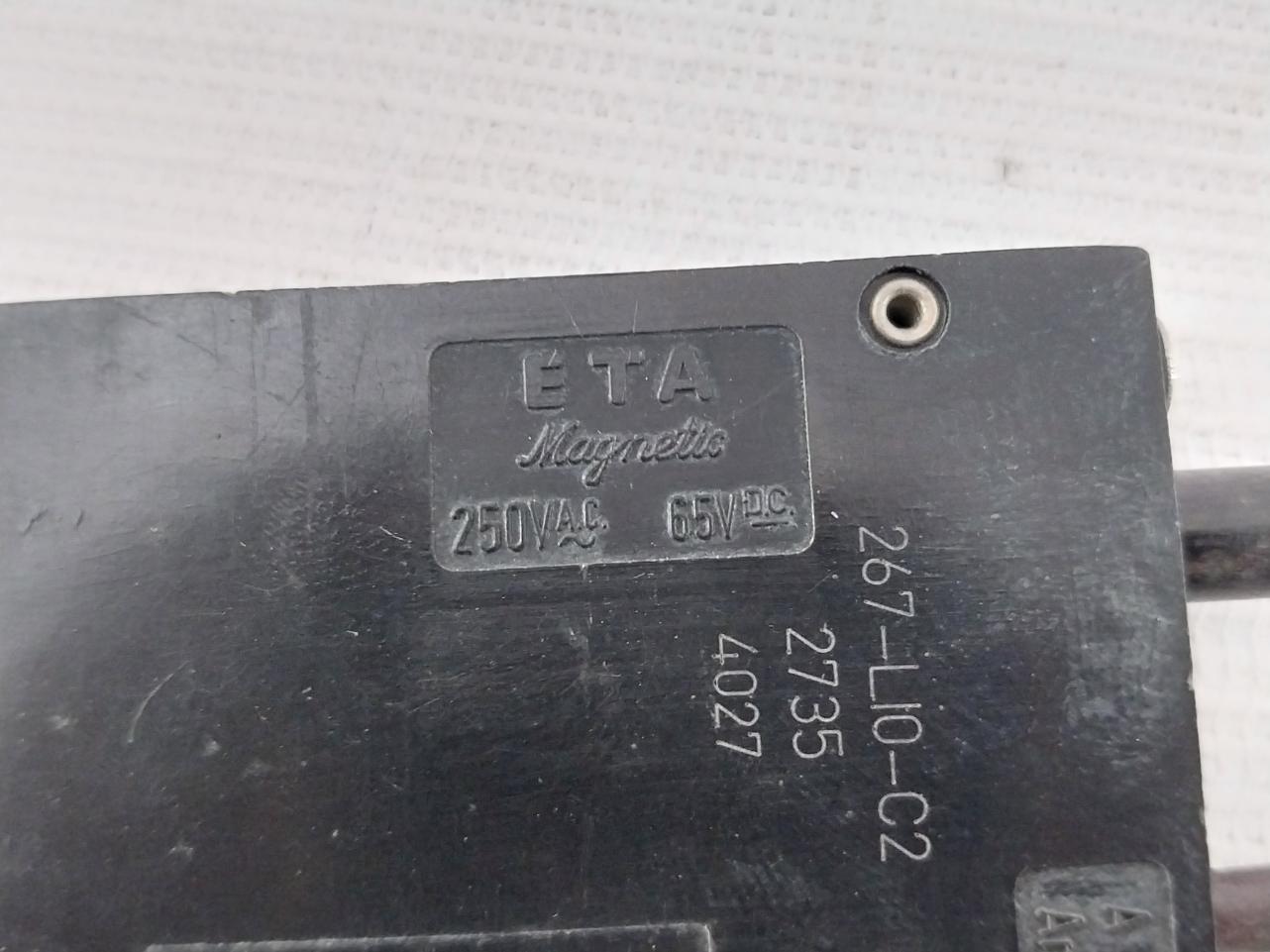 Eta 267-l10-c2 Miniature Circuit Breaker 250Vac 65V Dc