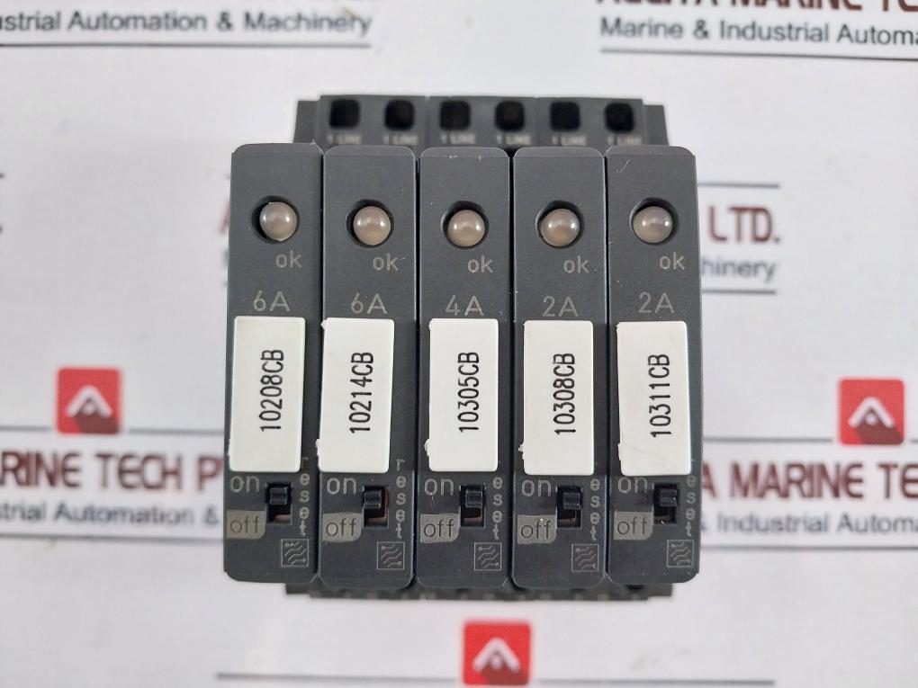 Eta Esx10-101-dc24v-6a/4a/2a Electronic Circuit Protector With Module 17 Plus