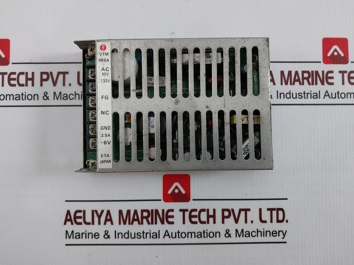 Eta Vtm 06Sa Switching Power Supply Ac 90V~132V 2.5A +6V Vtmp-001K, 21V-0