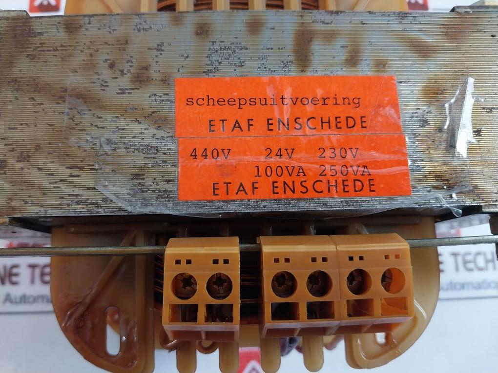 ETAF Enschede Transformer 440V 230V 24V 100VA 250VA