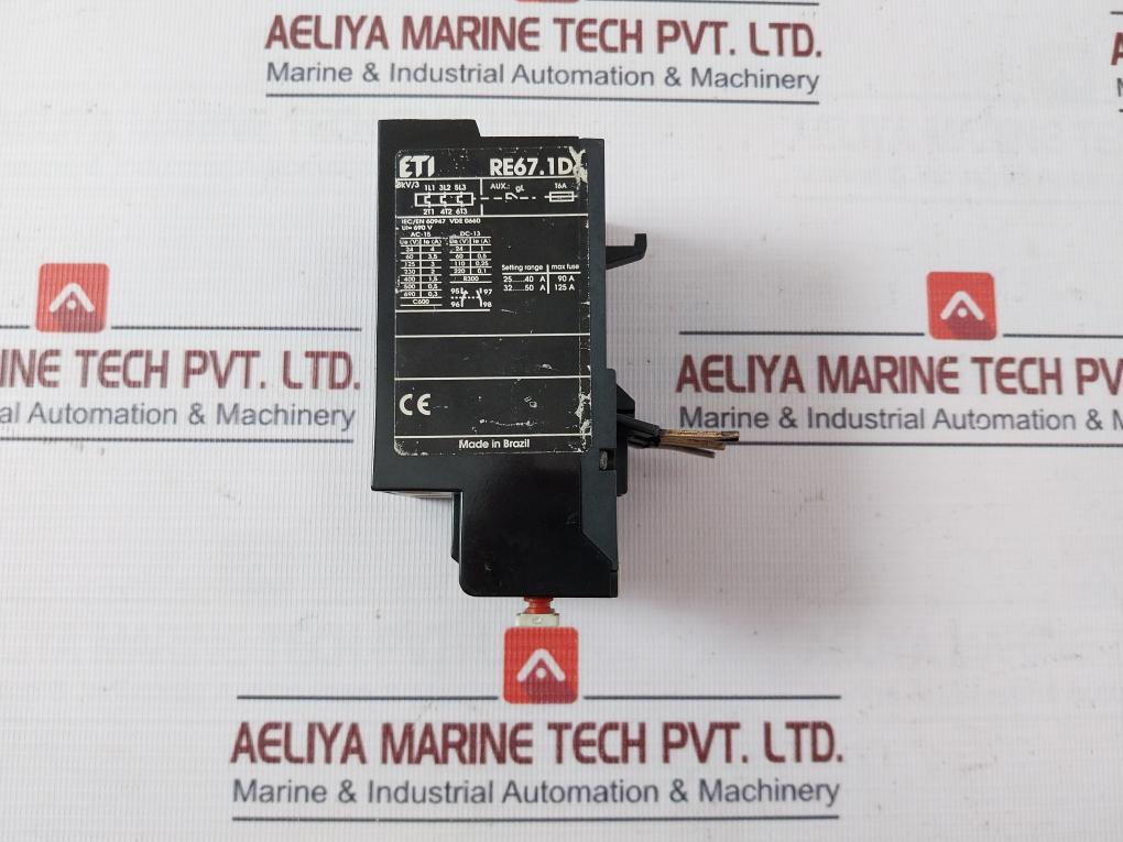 Eti Re67.1D Thermal Overload Relay Iec/En 60947 Vde 0660 690V
