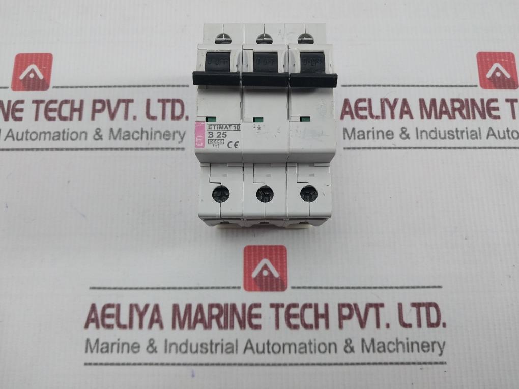 Eti Etimat 10 3 Pole Miniature Circuit Breaker B 25 400V 15Ka