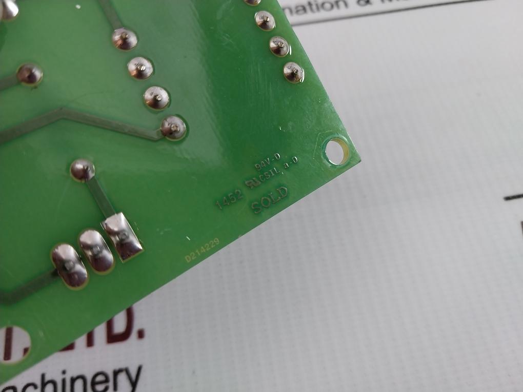 Etok Hrd-360 Printed Circuit Board A-17620 94V-0 1452 Csil A-0 D214229