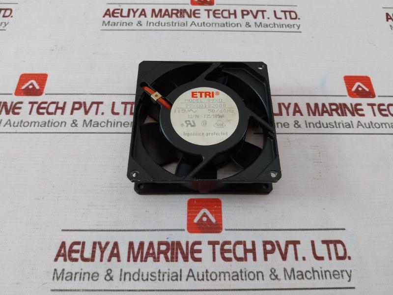 Etri 99Xu0182000 Cooling Fan 12/9W 135/105Ma 115V 50/60Hz
