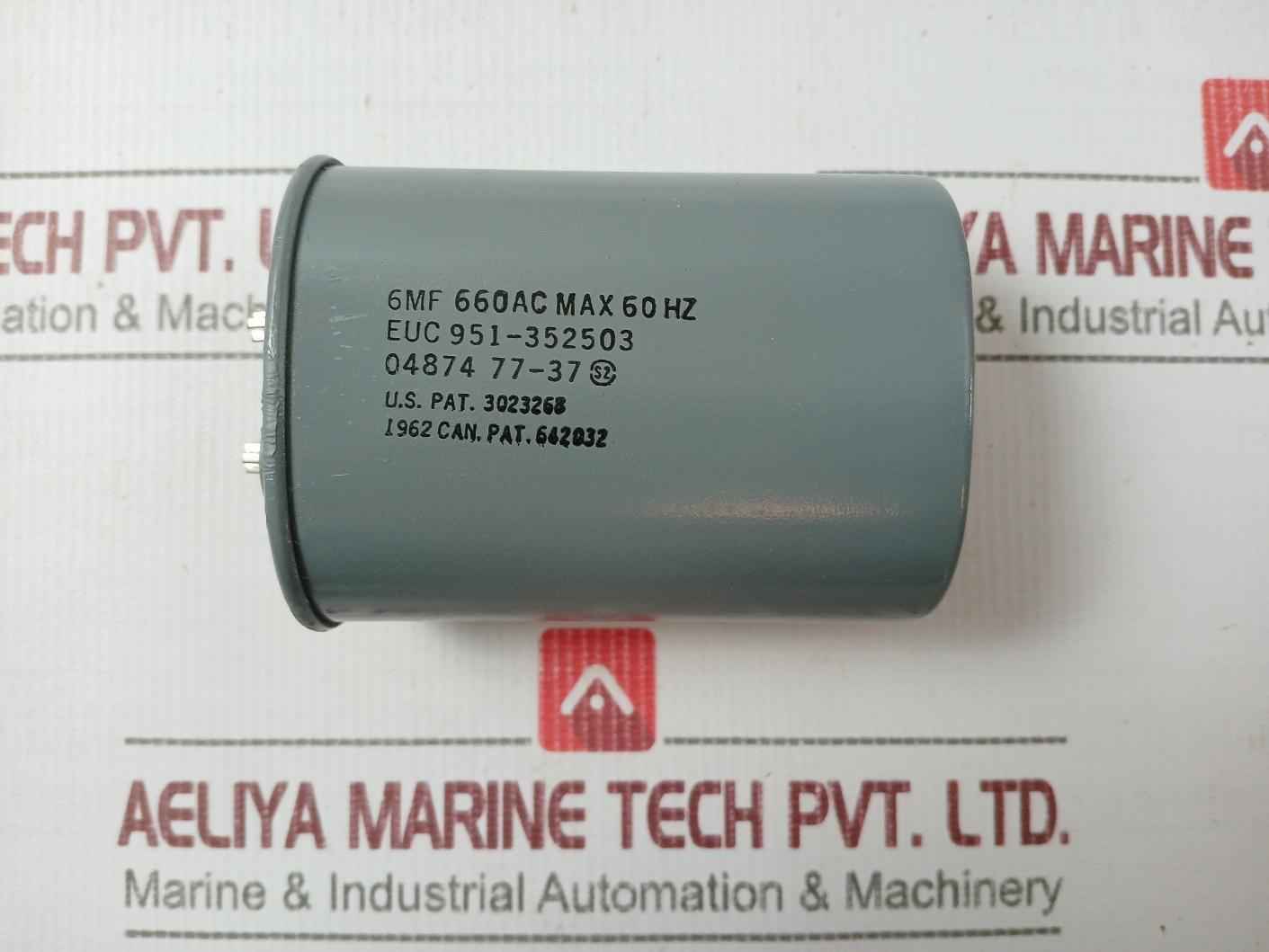 Euc 951-352503 Motor Run Capacitor 660Ac Max 60 Hz New