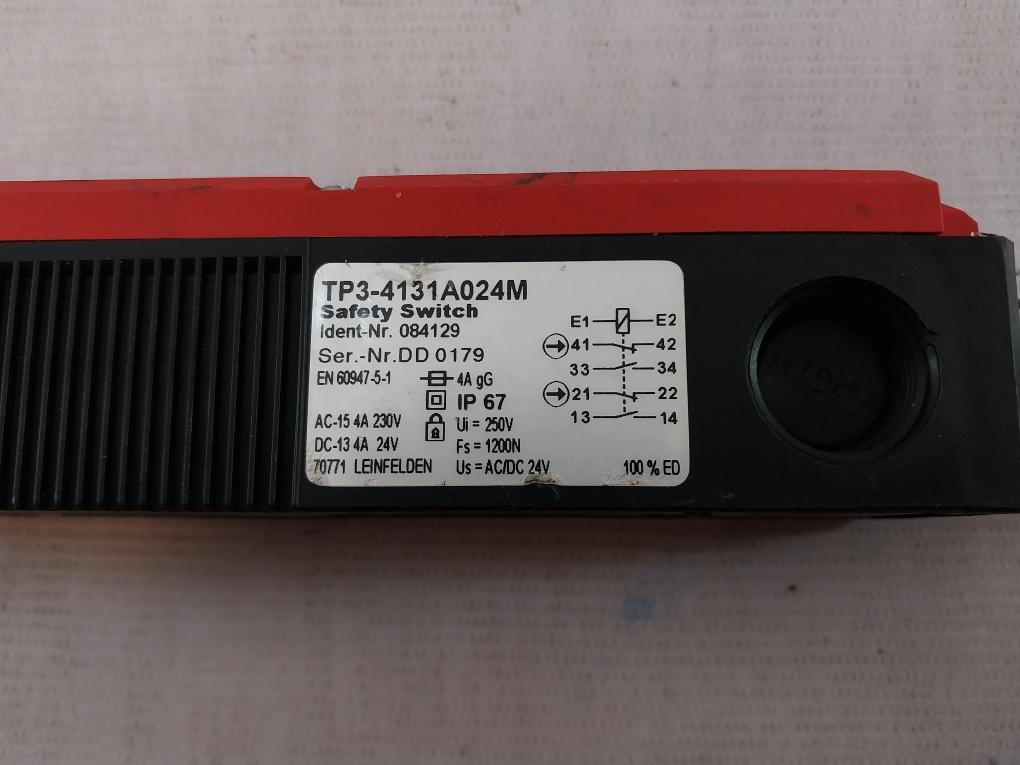 Euchner Tp3-4131A024M Safety Switch Tp With Door Monitoring Contact 084129