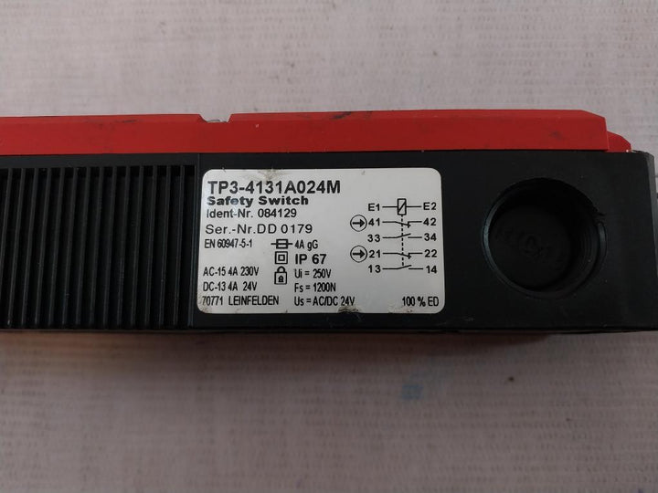 Euchner Tp3-4131A024M Safety Switch Tp With Door Monitoring Contact 084129
