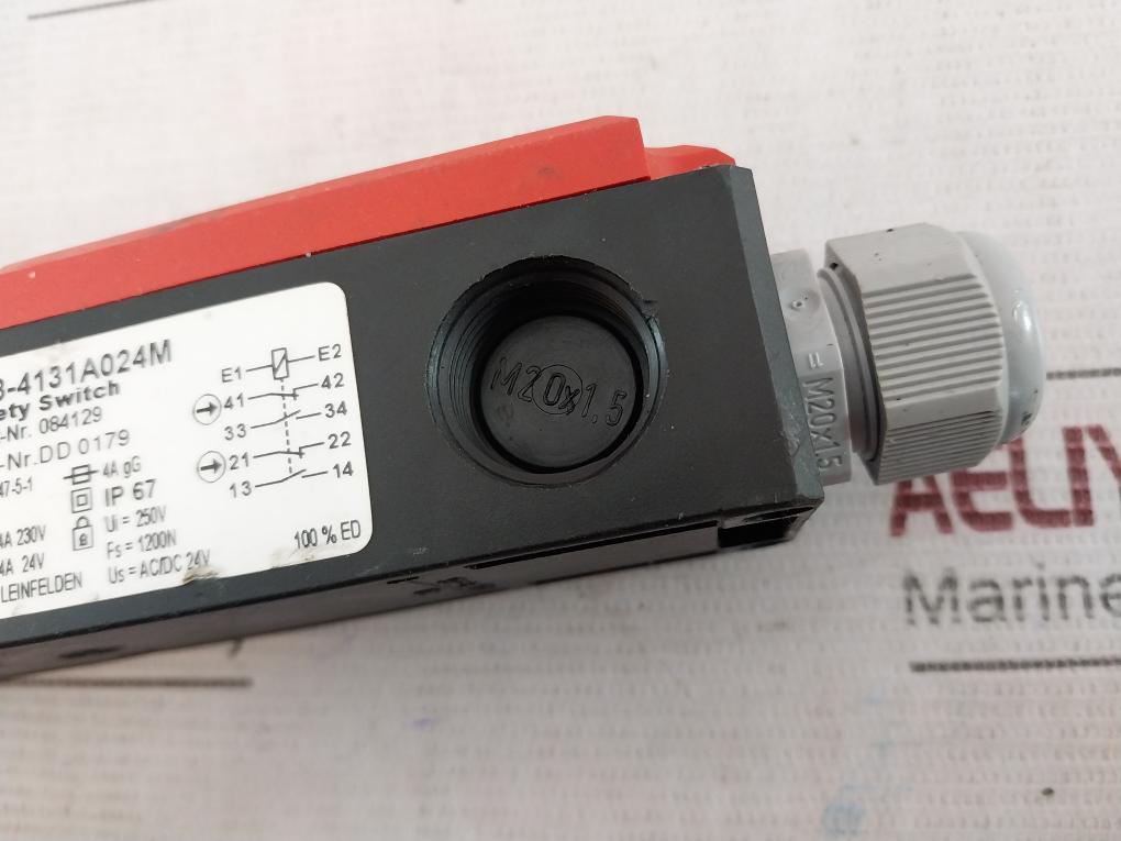 Euchner Tp3-4131A024M Safety Switch Tp With Door Monitoring Contact 084129