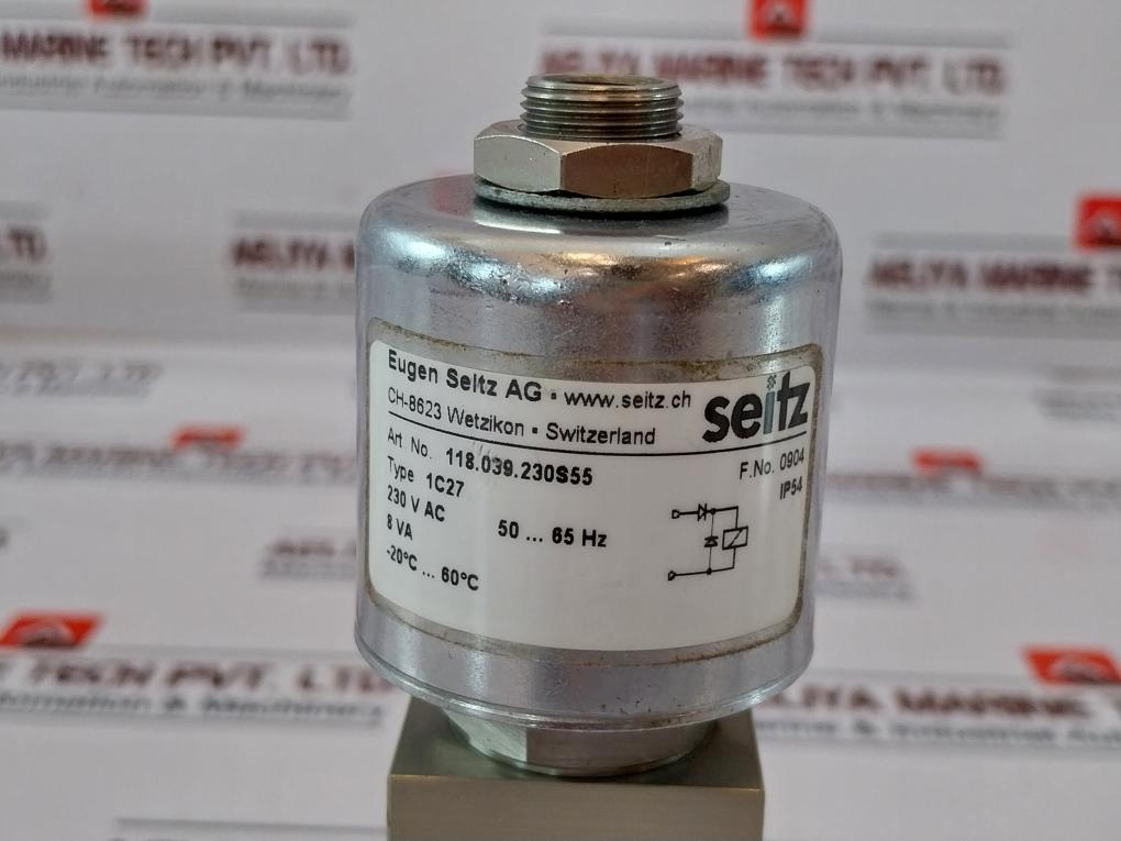 Eugen Seitz 118.039.230S55/106.505.00 Solenoid Valve Coil 1C27/200 Ip54 230Vac