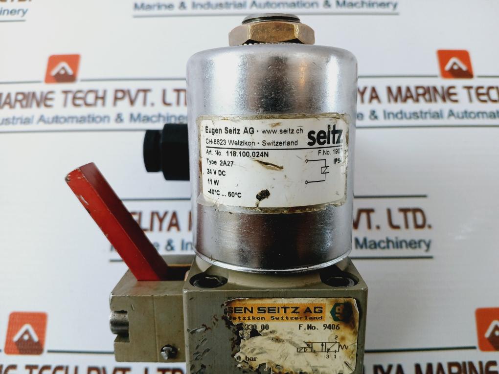 Eugen Seitz 118.100.024n Solenoid Valve Coil 2a27, 24 V Dc