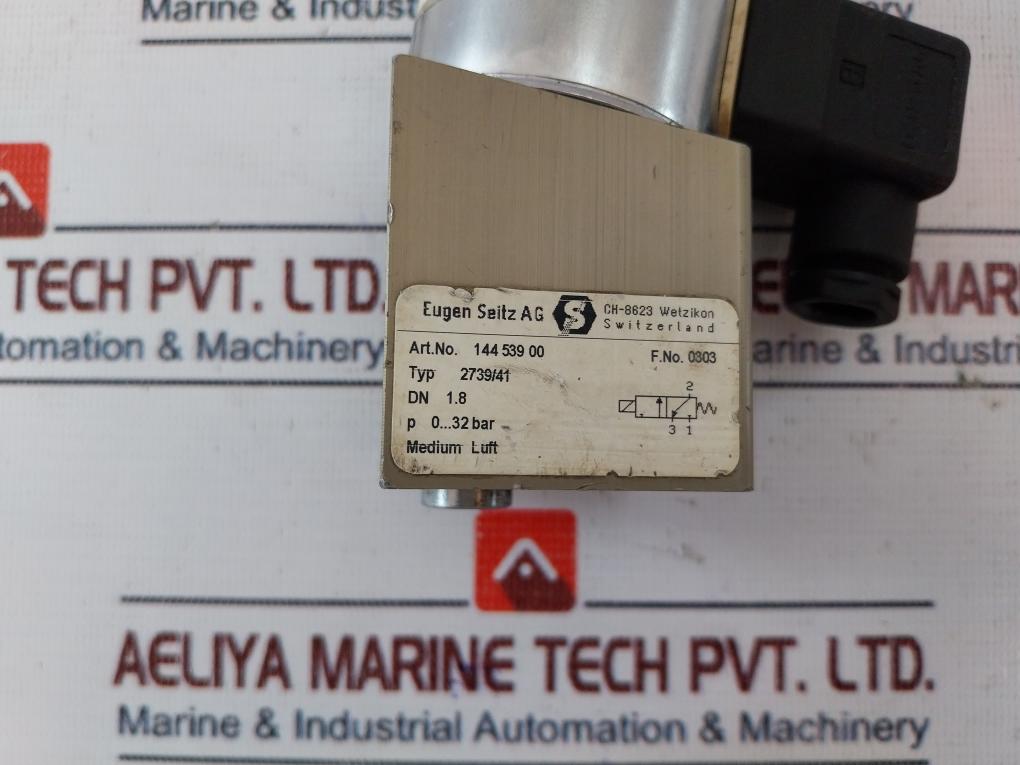 Eugen Seitz 118.100.024N, 2739/41 Solenoid Valve Coil 2A27