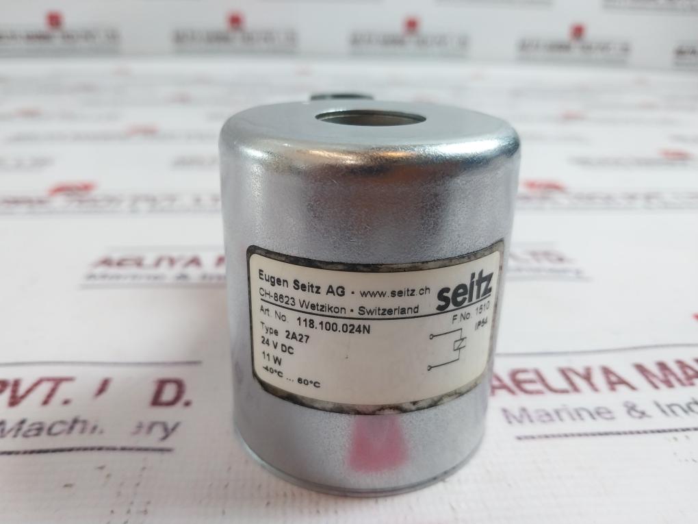 Eugen Seitz 118.100.024N Solenoid Valve 24V DC -40C to 60C
