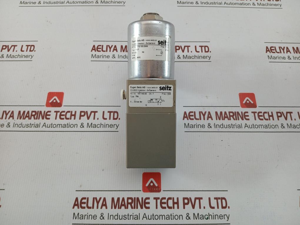 Eugen Seitz 3/2-way Electro-pneumatic Valve Ip54 118.100.024N