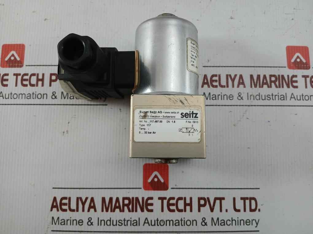 Eugen Seitz Solenoid Valve 118.100.024N 24V Dc Ip54
