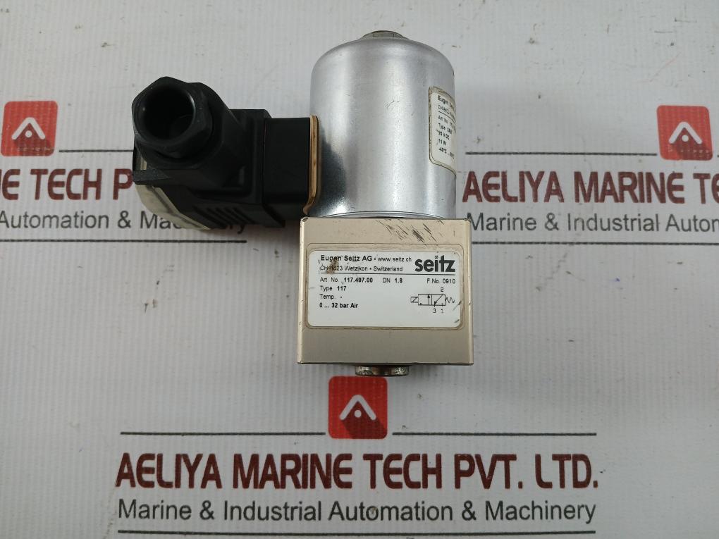 Eugen Seitz Solenoid Valve 118.100.024N 24V Dc Ip54