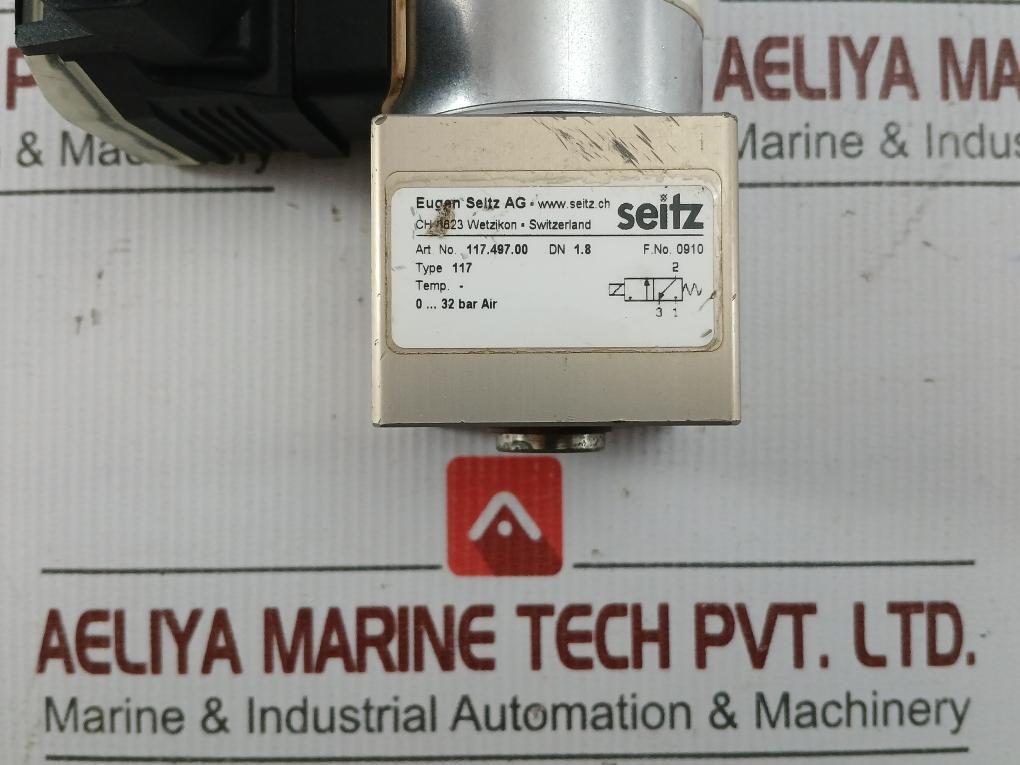 Eugen Seitz Solenoid Valve 118.100.024N 24V Dc Ip54