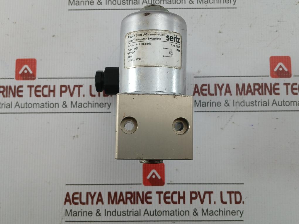 Eugen Seitz Solenoid Valve 118.100.024N 24V Dc Ip54