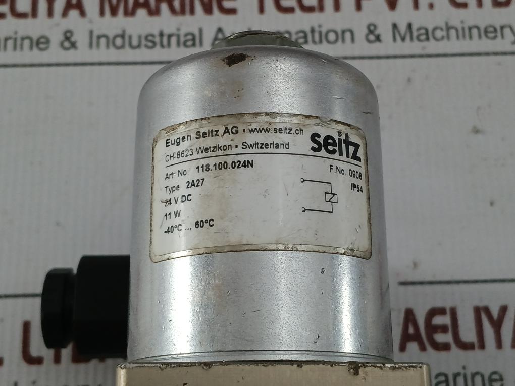 Eugen Seitz Solenoid Valve 118.100.024N 24V Dc Ip54