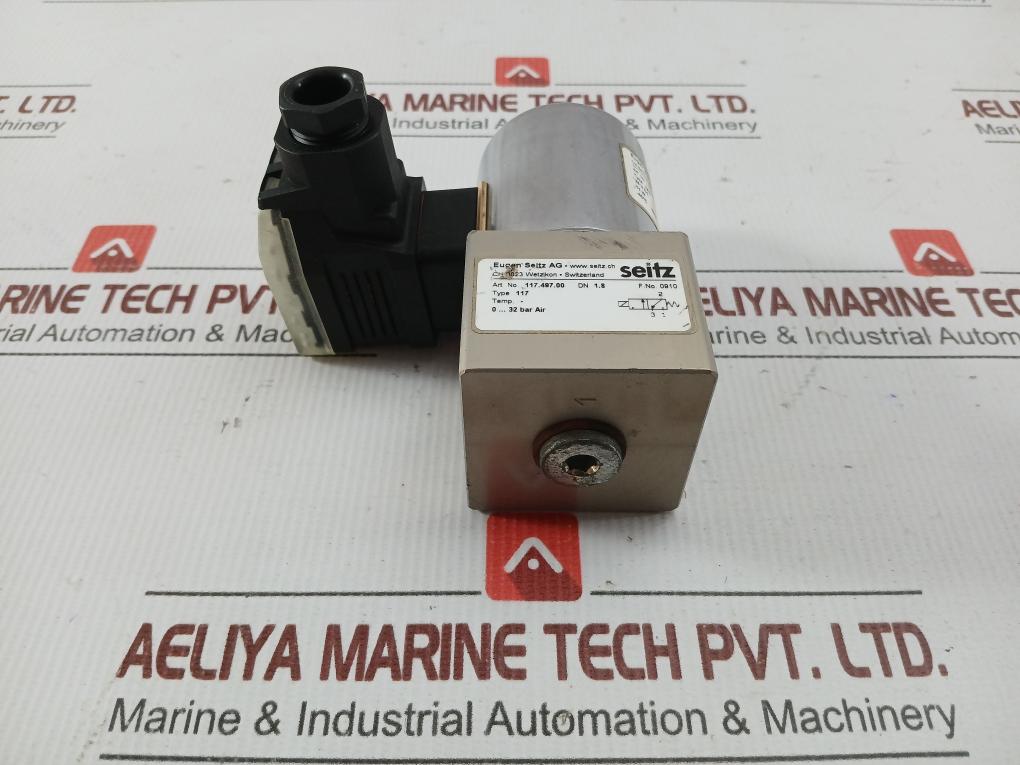Eugen Seitz Solenoid Valve 118.100.024N 24V Dc Ip54