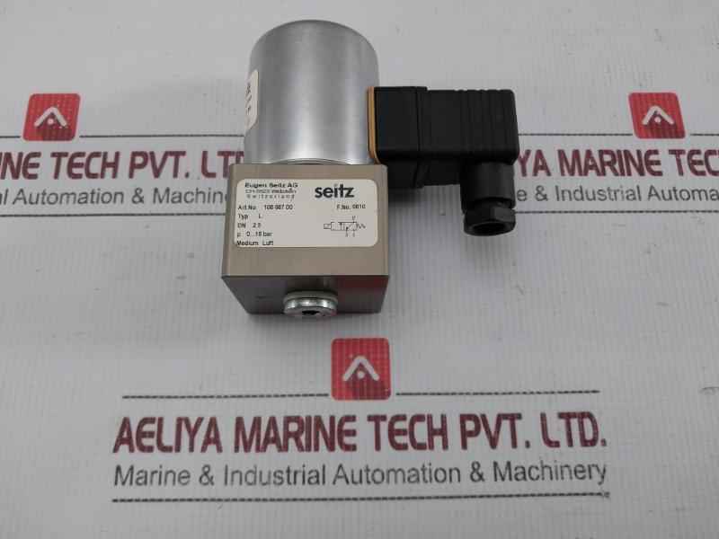 Eugen Seitz Solenoid Valve 24Vdc 11W 0-16 Bar 118 100 024N