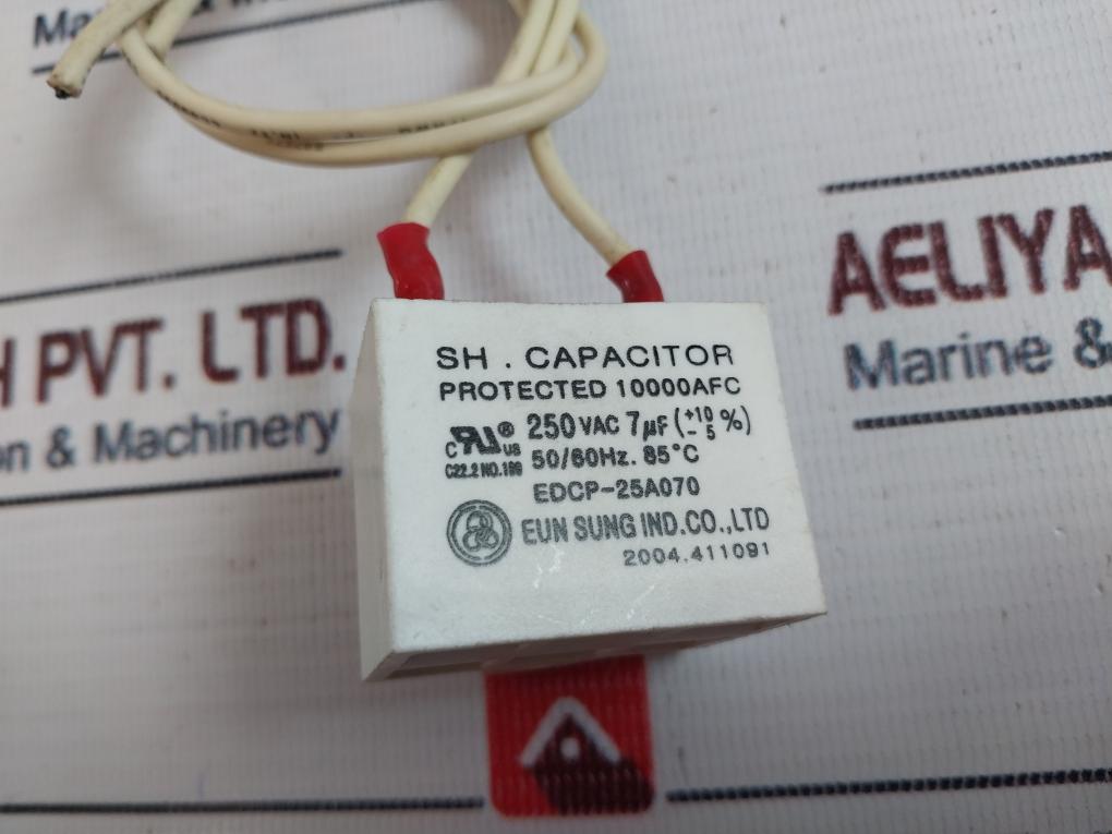 Lot of 6X Eun Sung Edcp-25a070 Capacitor 250vac