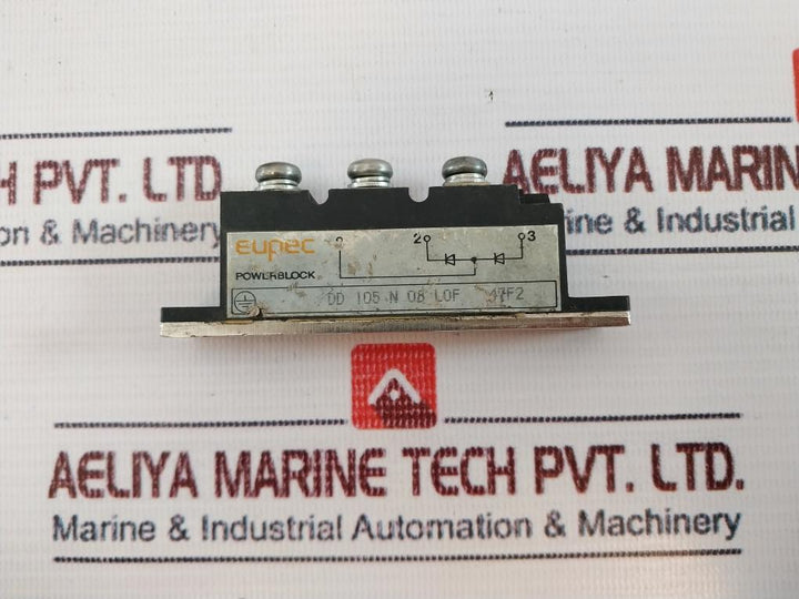 Eupec DD 105 N 08 L0F Powerblock Thyristor Module