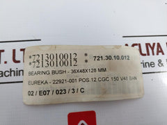 Eureka 22921-001 Bearing Bush 36X48X128Mm