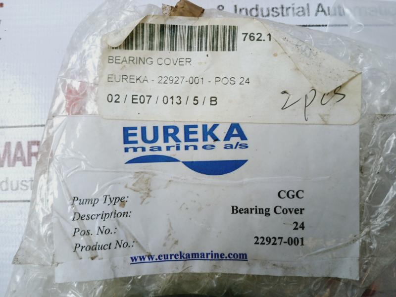Eureka 22927-001 Bearing Cover 762.11.30.022