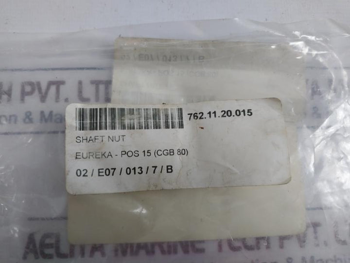 EUREKA CGB 80 Shaft Nut POS 15