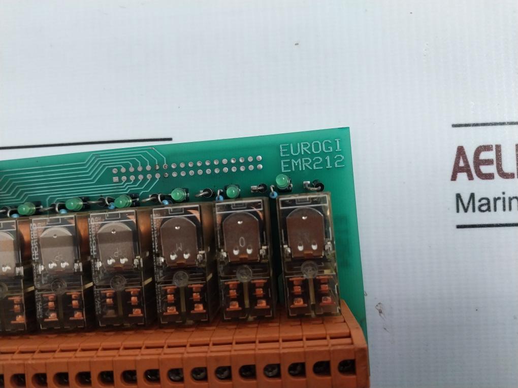 Eurogi Emr212 Relay Circuit Board Module G2R-2 24Vdc 120Vac 5A 250Vac 30Vdc Ip00