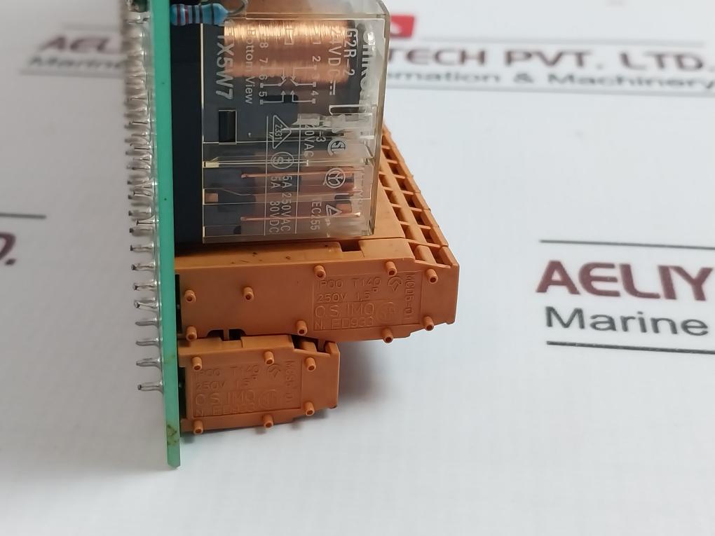 Eurogi Emr212 Relay Circuit Board Module G2R-2 24Vdc 120Vac 5A 250Vac 30Vdc Ip00