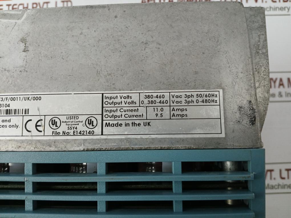 Eurotherm 605/040/400/3/F/0011/Uk/000 Internal Ssd Drive E142140 5V5