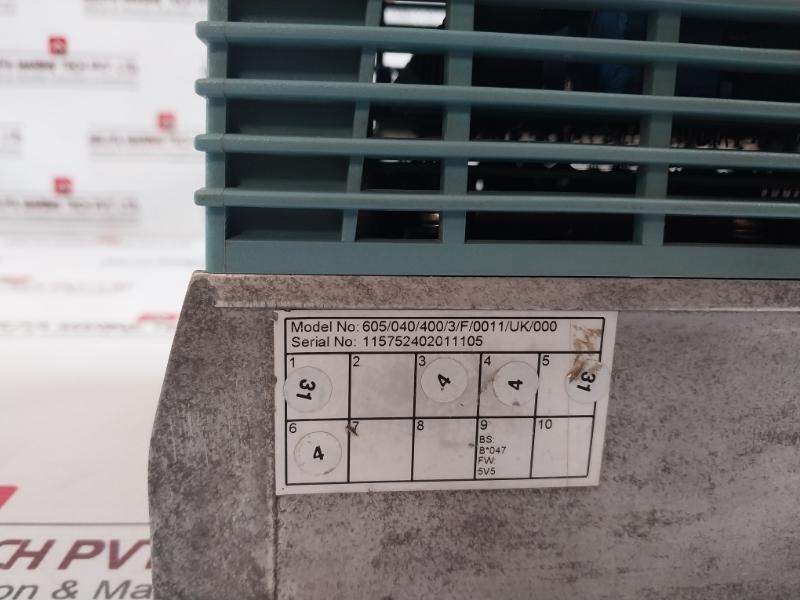 Eurotherm 605/040/400/3/F/0011/Uk/000 Internal Ssd Drive, E142140