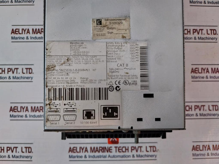 Eurotherm 6100A#36346 Paperless Graphic Recorder 122486*32206*280036, 250Vac, 2A