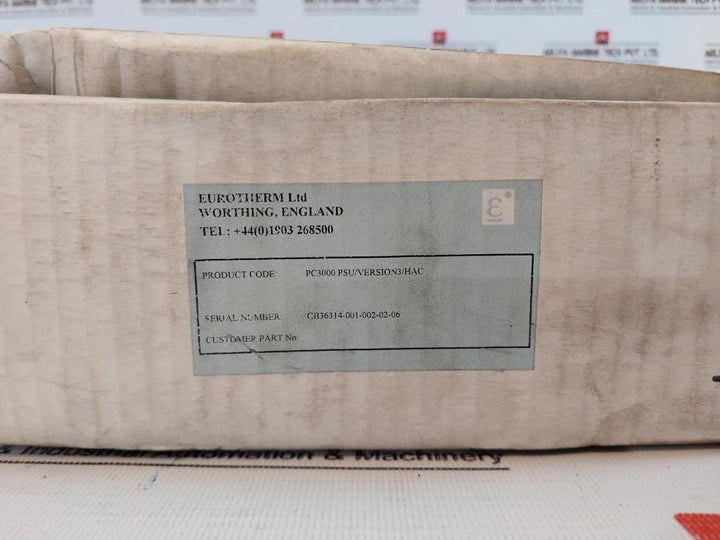 Eurotherm Pc3000 Psu/Version3/Hac Process Control System 85-132V