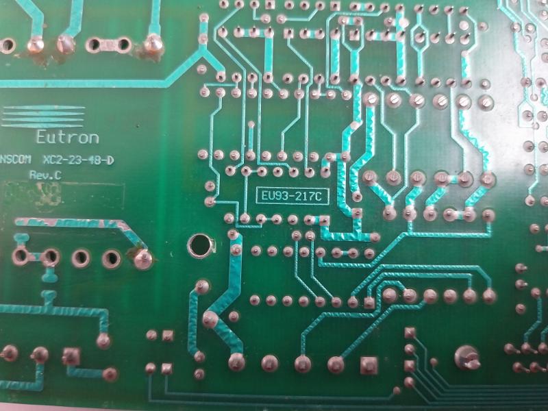 Eutron Transcom Xc2-23-48-d Converter 94V0, Xc2-23-48-d, Eu93-217C, Rev.C