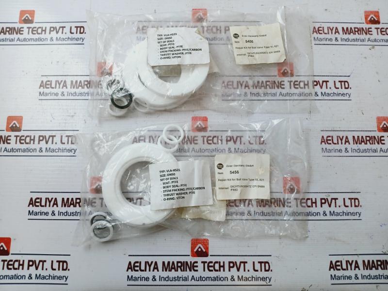 EVAC 5456 Repair Kit for Ball Valve 762.20.15.038 VL-522/DN50/PN63