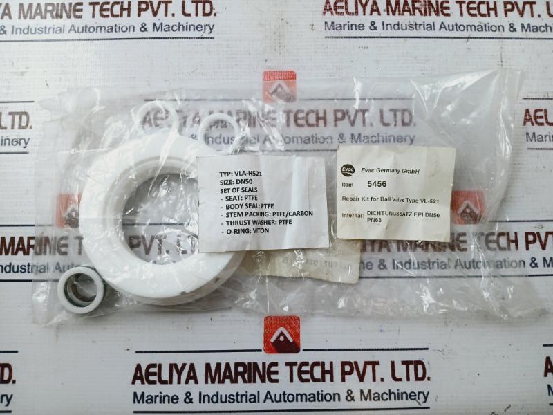 EVAC 5456 Repair Kit for Ball Valve 762.20.15.038 VL-522/DN50/PN63