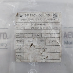 Evac 5774002 Water Valve 90