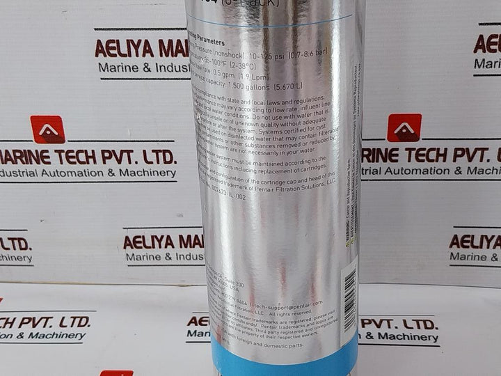 Everpure S-100 Water Filter Cartridge System 10-125 Psi (0.7-8.6 Bar)