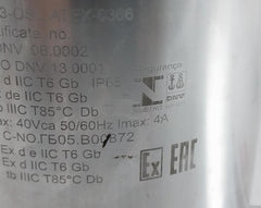 Ex 286 Hernis 40Vac 50/60Hz Explosion-protected Camera Housing