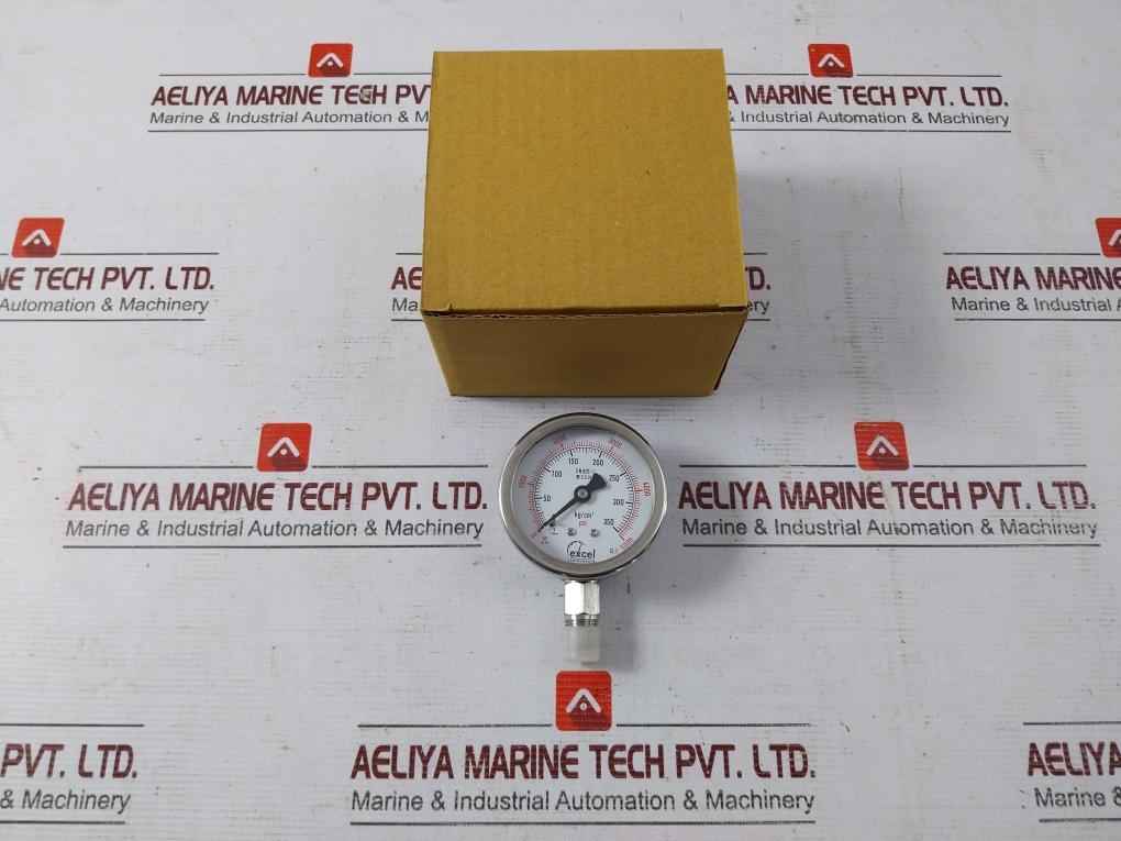 Excel En 837-1 Analog Pressure Gauge 0-5000 Psi