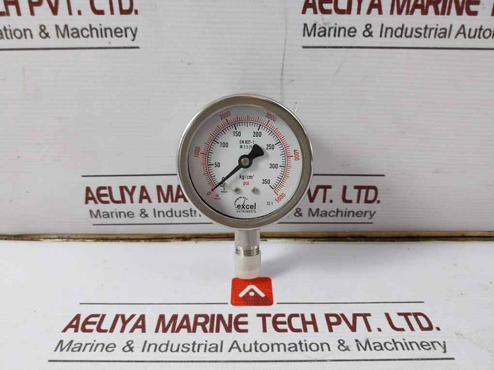 Excel En 837-1 Analog Pressure Gauge 0-5000 Psi