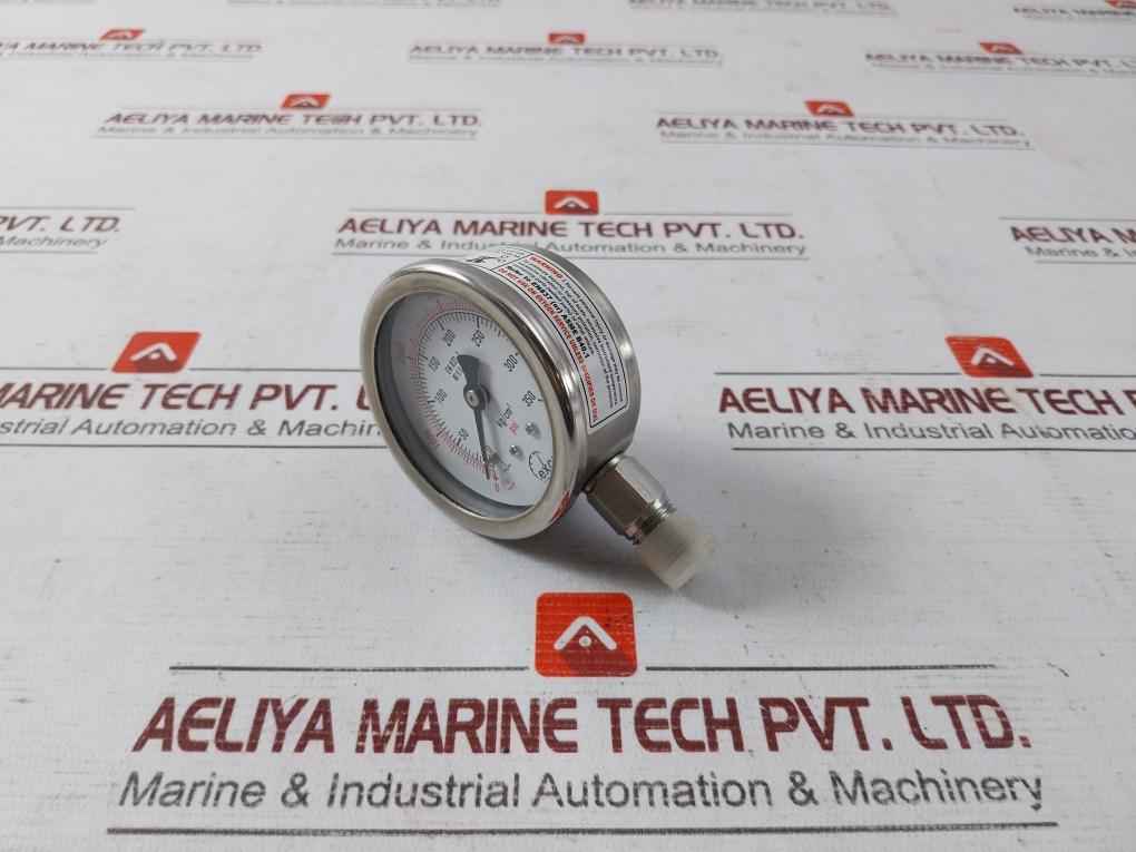 Excel En 837-1 Analog Pressure Gauge 0-5000 Psi