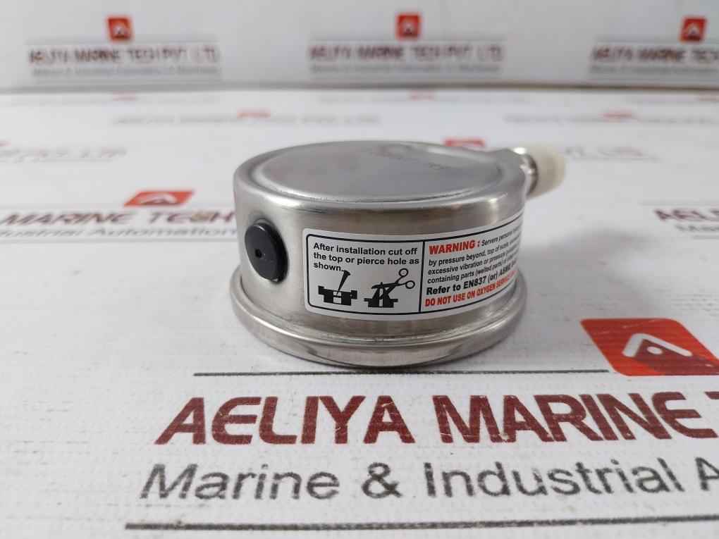 Excel En 837-1 Analog Pressure Gauge 0-5000 Psi