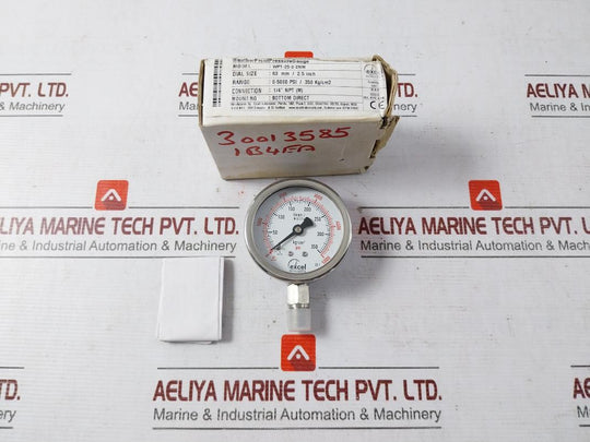 Excel En 837-1 Digital Pressure Gauge Wpt-25-2-2Nm 0-5000 Psi 63 Mm/2.5 Inch