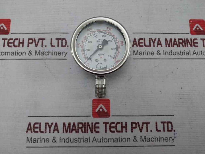 Excel En 837-1 Wpt-25-2-2Nm Digital Pressure Gauge 0-10000 Psi 63 Mm/2.5 Inch