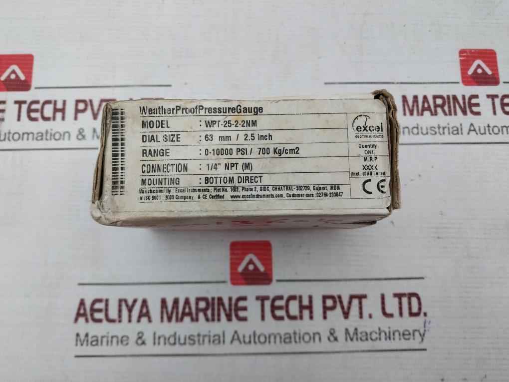 Excel Instruments Wpt-25-2-2Nm 1/4
