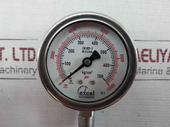 Excel Instruments Wpt-25-2-2Nm 1/4" Npt (M) Digital Pressure Gauge 63 Mm/2.5 Inc